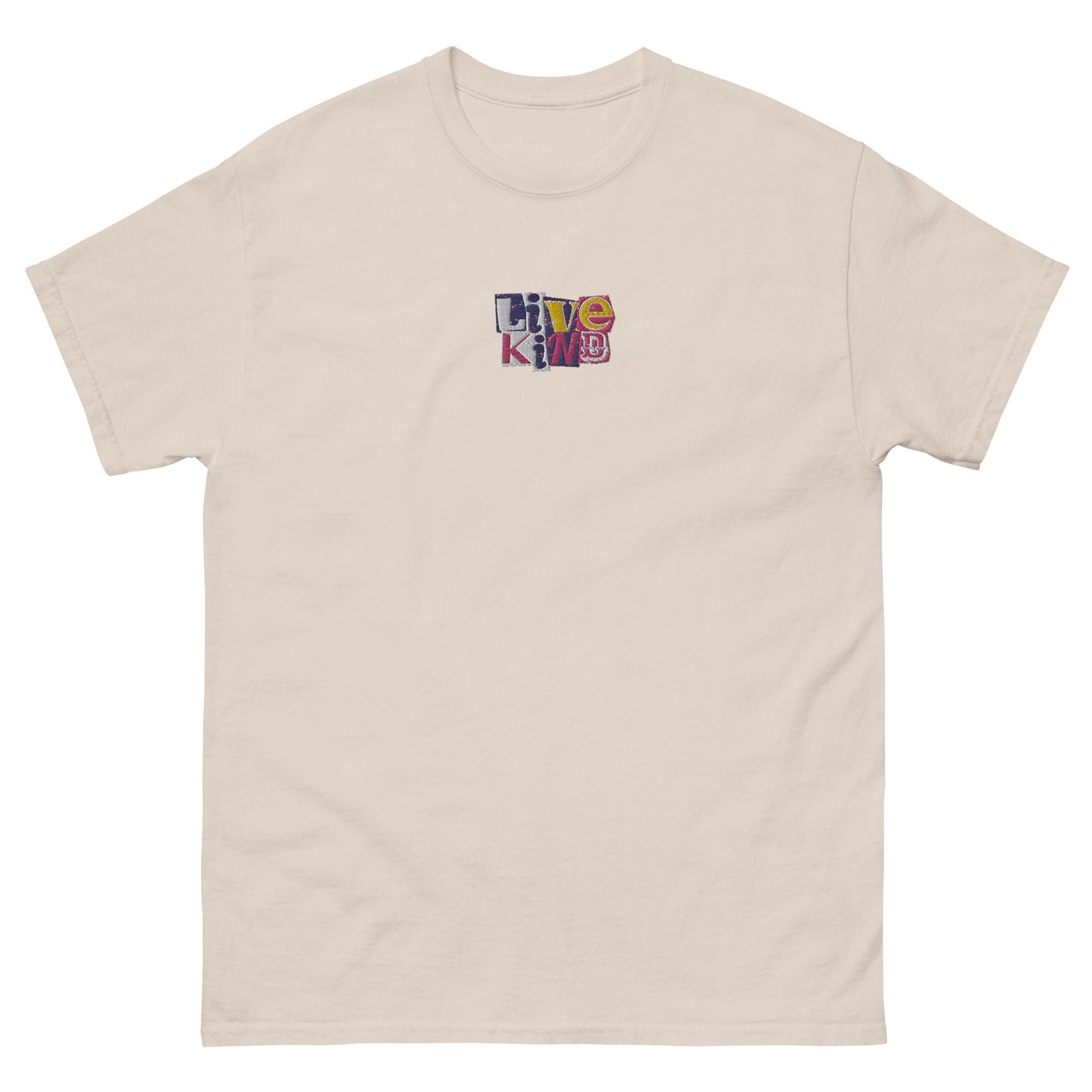 Embroidered "Scrapbook"  tee