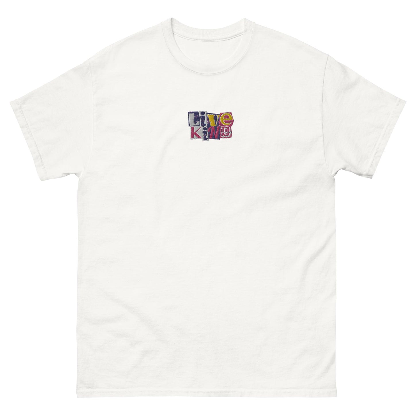 Embroidered "Scrapbook"  tee